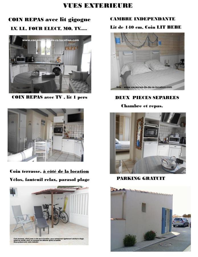 Ile De Re, La Danae, Velos, Wifi, Possibilite Cuisine, Linge, Parking Gratuit Сен-Мартен-де-Ре Екстер'єр фото